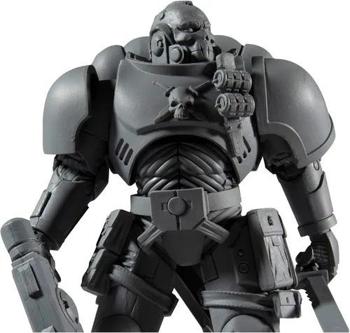 Miniatura 5 de McFarlane Toys Warhammer 40,000 Space Marine Reiver (a prueba de artista) con lanzador de grapnel y base de 7 pulgadas figura de acción