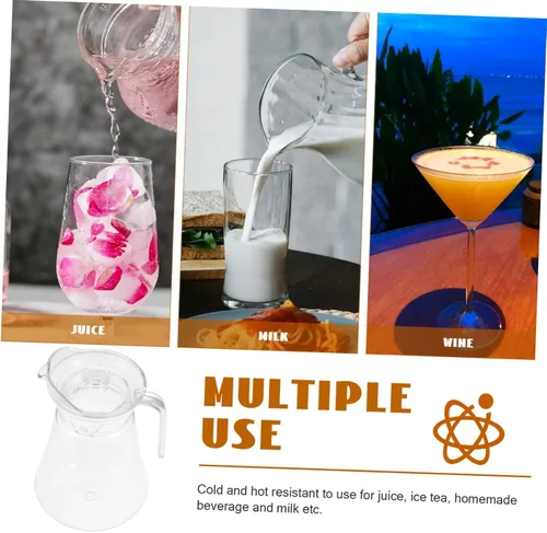 Miniatura 9 de Jarra de bebidas de 1,5 l, jarra de té helado, jugo de leche, jarra inastillable, refrigerador, uso doméstico