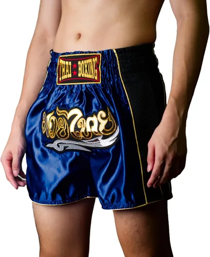 Miniatura 6 de Pantalones cortos clásicos de Muay Thai para hombres y mujeres, boxeo, kickboxing, alto grado, artes marciales mixtas, ropa de entrenamiento