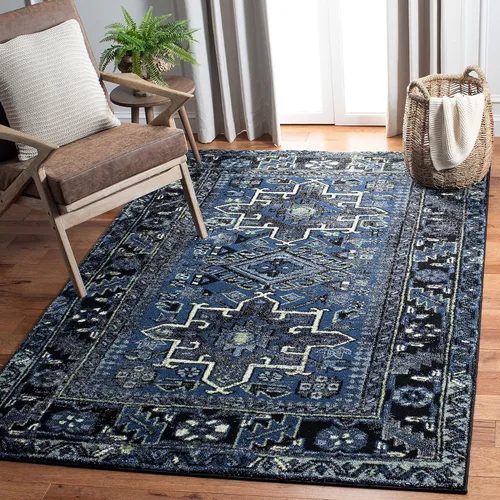 SAFAVIEH Vintage Hamadan Collection VTH211N - Alfombra oriental tradicional persa que no desprende pelusa, para sala de estar y dormitorio, comedor,