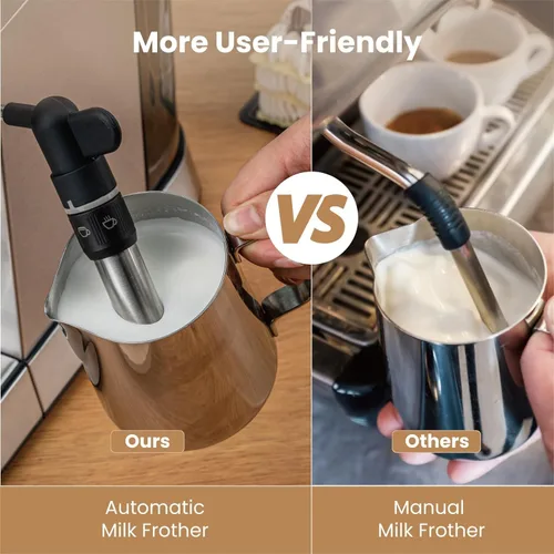 Miniatura 2 de Gevi Espresso Expresso Machine 20 bar con espumador automático de leche, cafetera de café espresso profesional con varita de vapor, máquina compacta