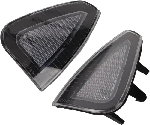Miniatura 5 de Fydun 2 piezas de luz de giro delantero Asamblea cubierta de lámpara de marcador lateral 4806218AD para LX 2006‑2010 (blanco)
