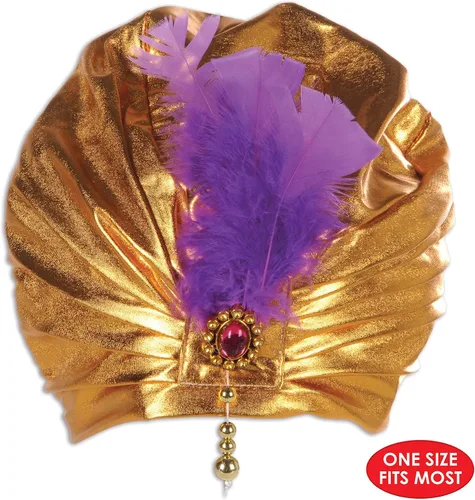 Miniatura 2 de Beistle 60669 Sombrero de sultán, talla única, dorado, Oro