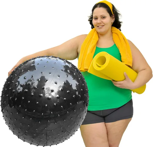 Miniatura 6 de Gran Bola de Ejercicio de Masajes Sensoriales para Niños, Bola de Ejercicio Rebotante de 33.5" 85CM, Grandes Juguetes Inflables con Puntas Táctiles