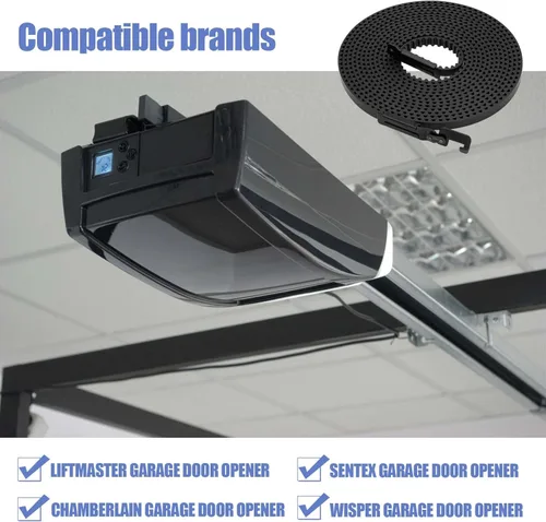 Miniatura 2 de Abridor de puerta de garaje 41A5434-13A con transmisión por correa para Liftmaster de 8', Sears, abridor de puerta de garaje con transmisión por