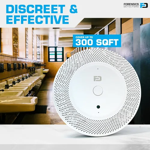 Miniatura 4 de Detector de Vapeo de Forensics para Escuelas, Hogar, Hoteles, Negocios Alarmas de Celular WiFi Sensor Super Sensible de Dispersión Láser
