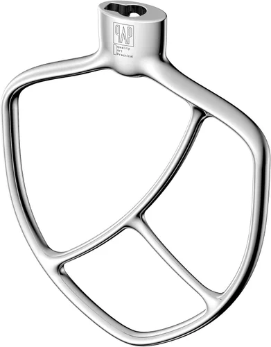 Miniatura 11 de Batidor plano de repuesto para batidoras KitchenAid de 5 más/6 cuartos con soporte de elevación de tazón/Accesorios de paleta de acero inoxidable
