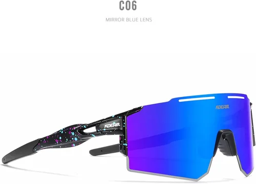Miniatura 2 de Gafas de sol deportivas polarizadas UV400 para hombres y mujeres, gafas de ciclismo resistentes al viento para conducción, carrera, golf, lentes