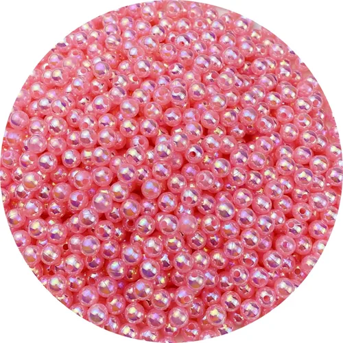 Miniatura 24 de 300 cuentas de perlas para manualidades de 0.315 pulgadas (0.315 in), cuentas redondas sueltas de perlas para collares, pulseras, aretes, blanco AB