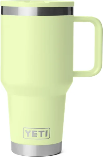 Miniatura 13 de YETI Rambler - Taza de viaje de 30 oz con tapa con pajita abatible - Acero inoxidable, aislada al vacío, a prueba de fugas, compatible con Negro