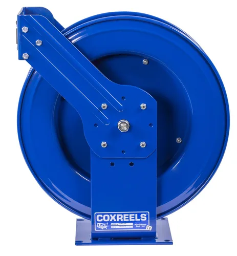 Miniatura 7 de Coxreels TSHL-N-650 Carrete de manguera con resorte de trabajo pesado Supreme Duty para aire/agua/aceite: 1" I.D., capacidad de manguera de 50