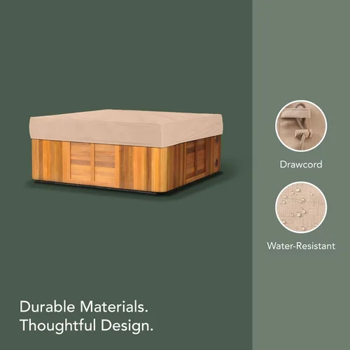 Miniatura 4 de Covermates Ultima - Funda rectangular para bañera de hidromasaje, protector de spa resistente para todo tipo de clima, resistente a desgarros