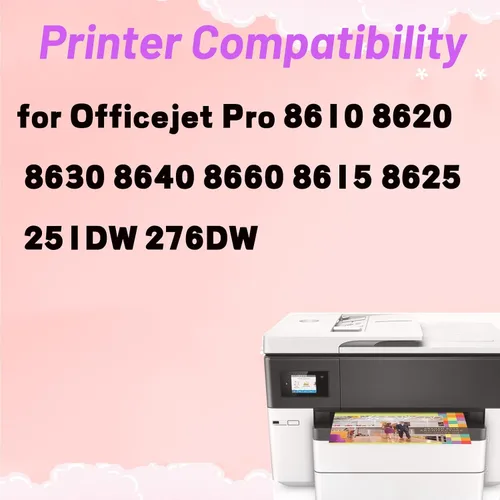 Miniatura 2 de Cartuchos de tinta 950XL 951XL compatibles con cartuchos de tinta de repuesto para HP 950 951 950 XL 951 XL con impresora Officejet Pro 8610 8620