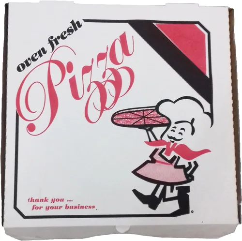 COR12, cajas de pizza corrugadas de 12 x 12 x 2 pulgadas, cajas de pizza de cartón impreso blanco para catering (50)