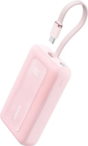 Miniatura 11 de Anker Cargador portátil, banco de energía de 10,000 mAh 30 W, paquete de batería de carga rápida USB-C de entrada y salida, cargador de batería Azul