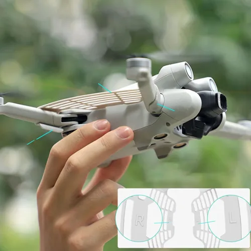 Miniatura 8 de Pilipane Protector de mano para dron profesional de conservación de seguridad para proteger el dron de despegue, compatible con DJ 1 Mini 3 Pro