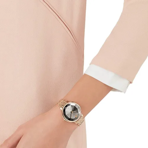 Miniatura 3 de Reloj de pulsera de metal con cristales Swarovski y tono oro rosa gris