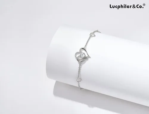 Miniatura 2 de Lucphiler & Co. Christmas Day Infinity, Interlocking Circle, Heart, Flower, 4 Leaf Clover Charm Anklet Gift, Adjustable Large Bracelet for Women