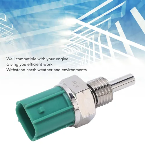Miniatura 4 de Sensor de temperatura del agua Hilo de acero de aleación 0.472 in Excavadora Motor Refrigerante Temp Remitente para Kubota 2403 T1063 65660 V2403