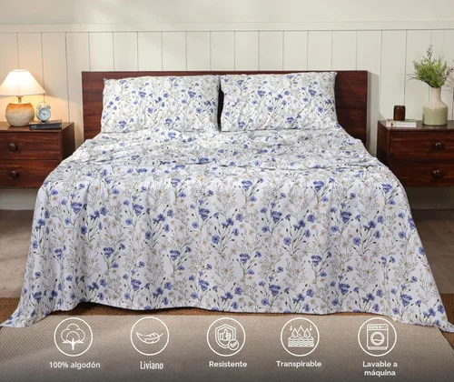 Miniatura 3 de RUVANTI Juego de sábanas divididas tamaño King de 100 % algodón para cama ajustable, 5 piezas, ropa de cama de tejido de percal suave y Guisante