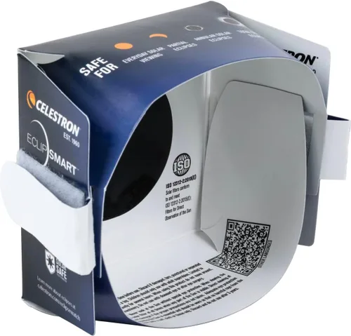Miniatura 5 de Celestron – Filtro seguro para eclipse solar EclipSmart para telescopio y cámara – Cumple con los estándares ISO 12312-2:2015(E) – Funciona con su