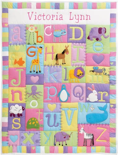 Miniatura 12 de Let's Make Memories Edredón Personalizado para Bebé - Apliques 3D y Nombre Bordado - Recuerdo Familiar para Baby Shower de Nuevo Bebé - Detalles