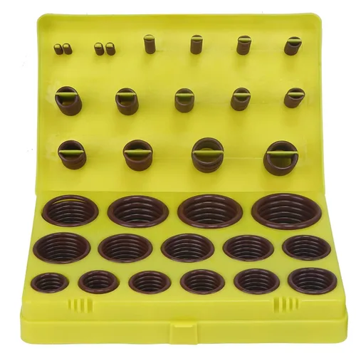 Miniatura 8 de ZDBB 382 PCS SAE FKM Viton O Ring Surtido Kit 30 Tamaños Fluorocarbono Oring para motores de automóviles de aviación, cilindros de plomería