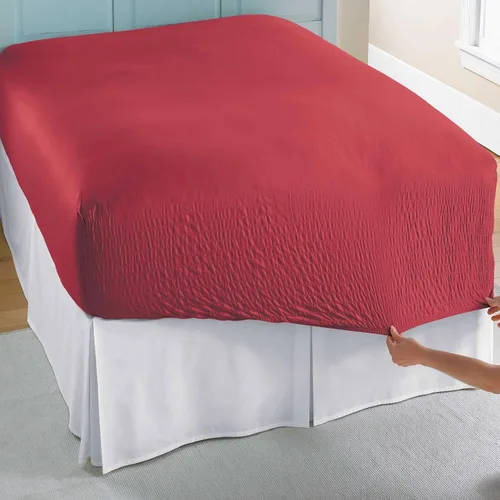 Miniatura 4 de BrylaneHome Bed Tite 300 Thread Count Sheet Set - Twin, Blue Floral