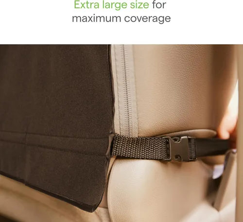 Miniatura 11 de Funda para asiento trasero de coche de Munchkin® para niños, protector de asiento de coche con alfombrillas de lujo, negro, 2 paquetes