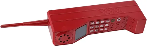 Miniatura 5 de Ejoyous Accesorio de teléfono celular, adorno retro de ladrillo para teléfono celular de los años 80 y 90 a la antigua, modelo de teléfono celular