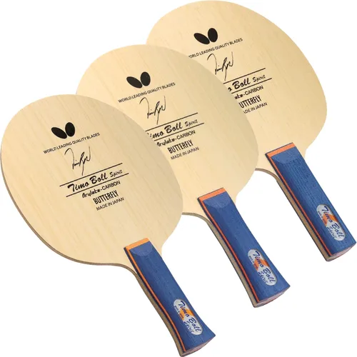 Butterfly Timo Boll Spirit - Cuchilla de tenis de mesa, hoja de fibra de carbono de arilato, hoja de tenis de mesa profesional Butterfly -