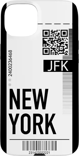 Miniatura 9 de Funda para iPhone 13 Pro Max New York Air Flight Ticket Phone Case
