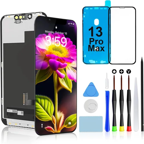 Miniatura 19 de Brinonac para iPhone 6, pantalla de repuesto negra, digitalizador LCD táctil, montaje completo con cámara frontal, sensor de proximidad, altavoz