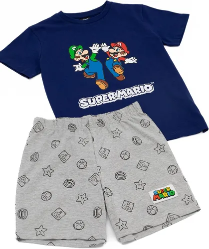 Miniatura 3 de SUPER MARIO Nintendo Pyjamas - Pijama corto para niños Luigi azul o rojo