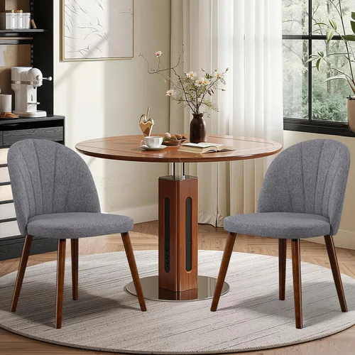 Miniatura 16 de Juego de 4 sillas de comedor de terciopelo, sillas de comedor modernas tapizadas de mediados de siglo, silla de acento sin brazos con patas doradas
