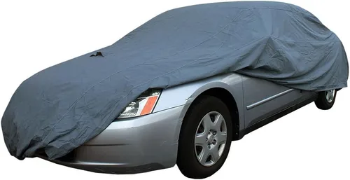 Miniatura 8 de FH Group C502-L - Funda universal para automóvil, no tejida, resistente, apta para automóviles de hasta 190 pulgadas