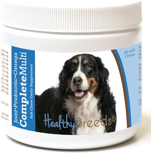 Miniatura 6 de Healthy Breeds Pug todo en uno multivitamínico suave masticable 60