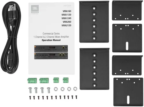 Miniatura 3 de JBL Mezclador/amplificador profesional VMA2120 de 8 entradas y 120 vatios