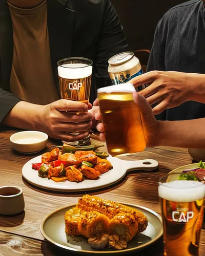 Miniatura 3 de BaveL Vasos de cerveza grandes, vasos de cerveza con forma de lata de 20 onzas, juego de 2, vasos de cerveza de forma elegante es el regalo ideal