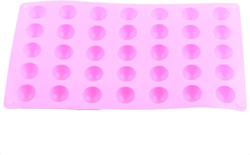 Miniatura 9 de 35 moldes de silicona semicírculo de la cavidad mini semi de la esfera de los moldes del silicón del semicírculo para el chocolate del caramelo