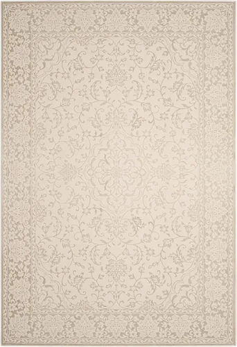 Miniatura 13 de SAFAVIEH Noble Collection - Alfombra de pasillo, 2 pies 2 pulgadas x 6 pies, marrón y crema, diseño de viscosa envejecida, ideal para zonas de alto
