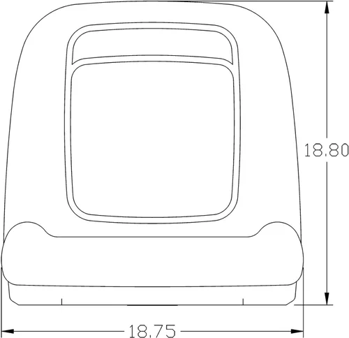 Miniatura 7 de Asiento de vinilo amarillo para John Deere 5105 y 5205 - Reemplaza el número de pieza de John Deere #RE72933