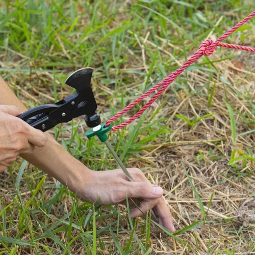 Miniatura 5 de Estacas para Tienda de Campaña, 10 Piezas Estacas para Tienda Resistentes, Estacas Profesionales para Camping al Aire Libre Resistentes al Viento