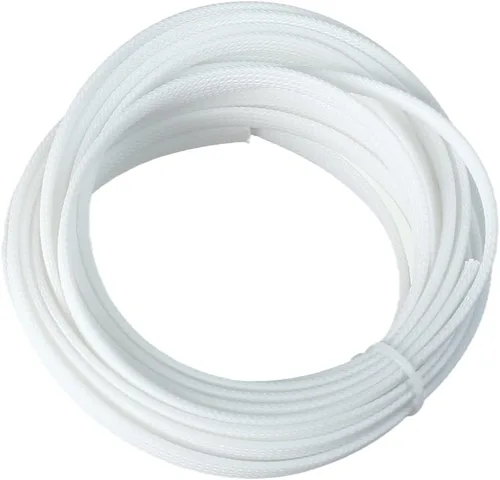 Miniatura 14 de Aicosineg Funda de cable trenzado flexible de PET de 16 pies de ancho de 0.5 pulgadas de ancho, funda de malla de alambre flexible para TV, audio