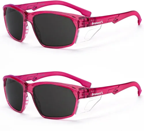 Miniatura 49 de ProtectX Lentes de lectura elegantes para mujeres y hombres, antivaho y antiarañazos, protección UV, gafas de seguridad antiimpactos
