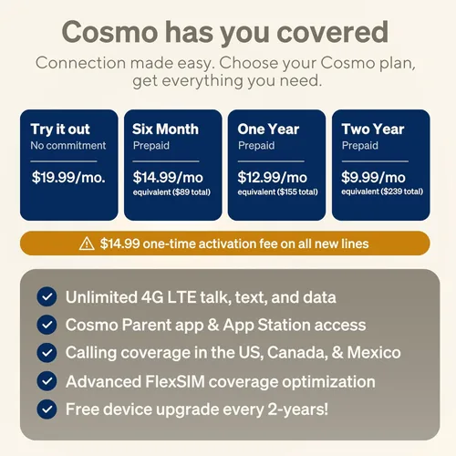 Miniatura 3 de JrTrack 5 Kids Smart Watch de Cosmo El mejor reloj de teléfono seguro para niños Seguimiento GPS de precisión en tiempo real Llamadas