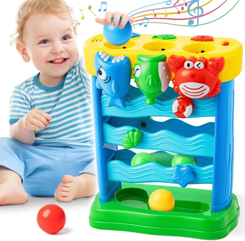 V-Opitos Juguetes Musicales para Niños y Niñas de 1, 2 Años, Juguetes Interactivos de Alimentación para Bebés de 12-18 Meses, Juguetes de Educación