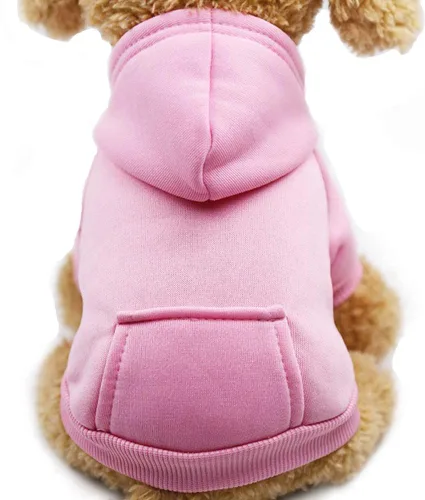 Miniatura 24 de Jecikelon Sudadera con capucha para perro de invierno con bolsillos, ropa cálida para perros pequeños, abrigo de chihuahua, ropa de cachorro y gato
