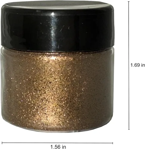Miniatura 4 de Purpurina biodegradable de grado cosmético sin plástico (cobre Daybreak, 0.75 oz)