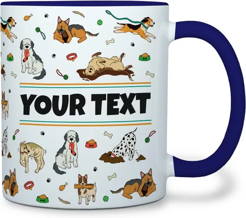 Miniatura 27 de Taza personalizada para niños – Mariposas – Nombre/texto personalizado, chocolate caliente de cerámica, cacao/taza de café para niñas, regalo